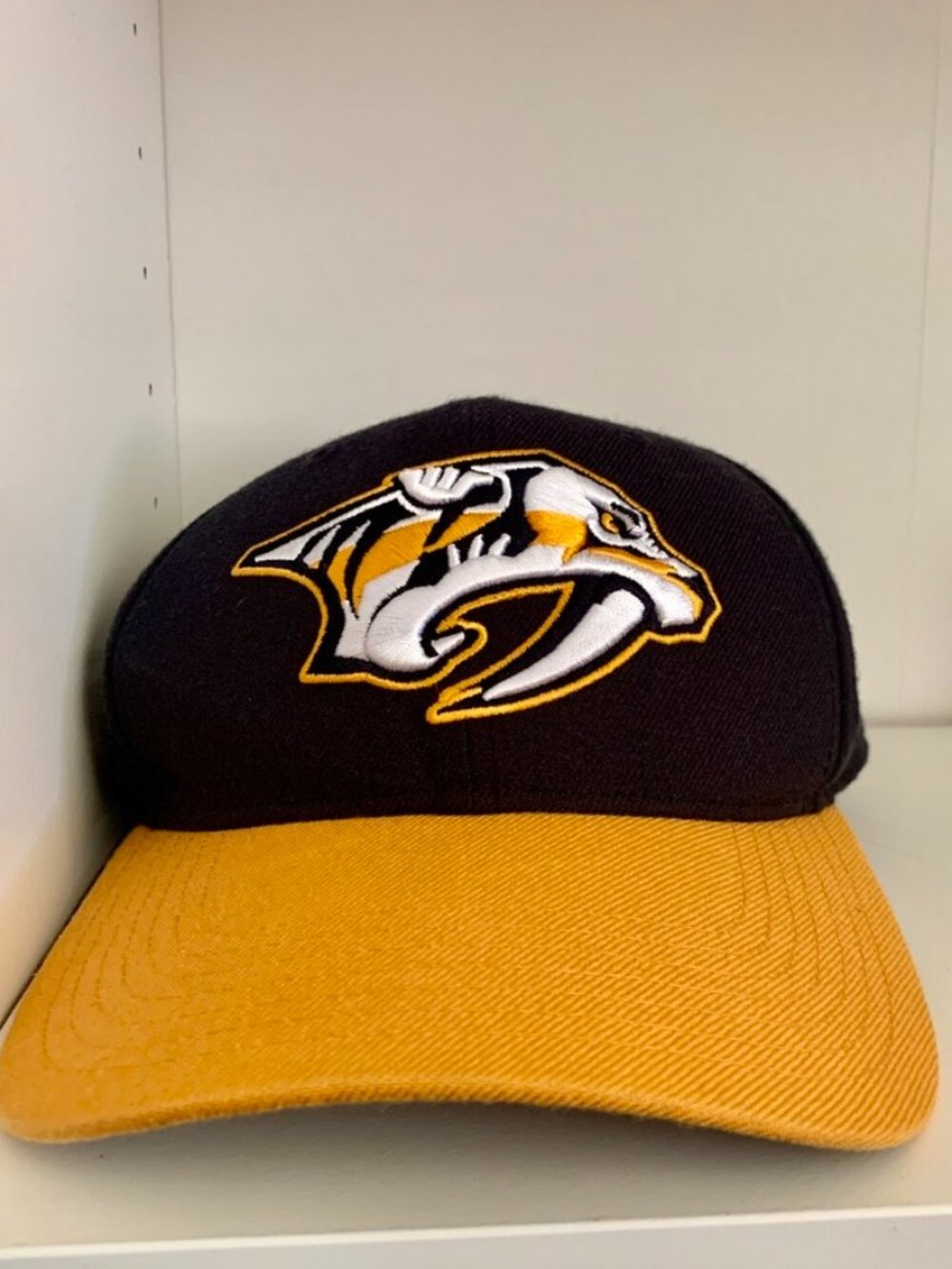 Nashville Predators Hat Cap '47 Brand Snap Back Gold Black NHL Hockey Mens